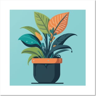 Cute Houseplant Posters and Art